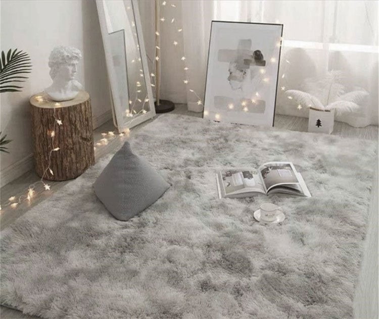 Aesthetic Bedroom with Chic Rugs