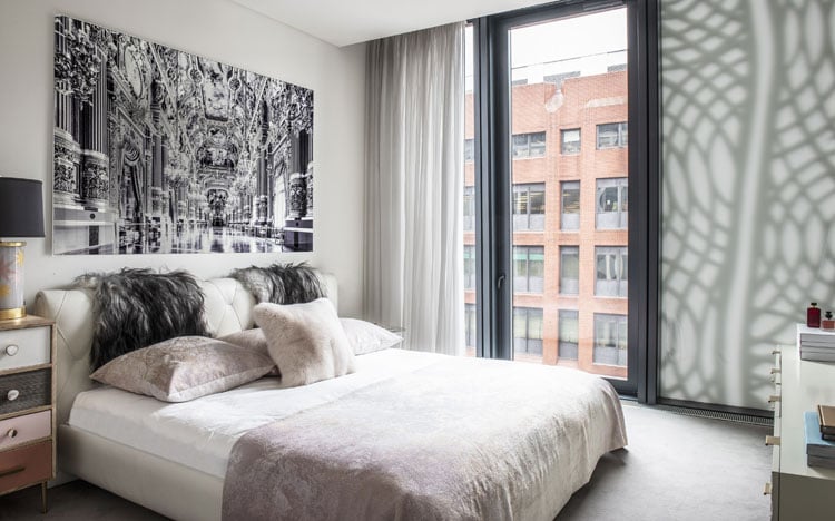 Aesthetic Bedroom with Cute Headboard Decor