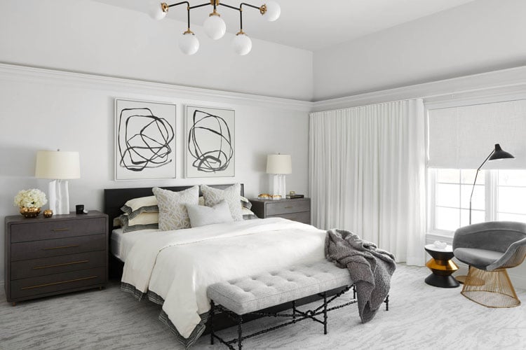 black-and-white-bedroom-for-couples Black and White Bedroom For Couples