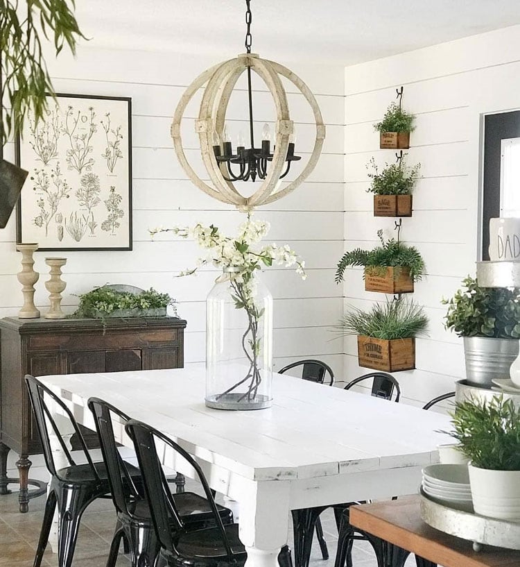 Black and White Farmhouse Decor