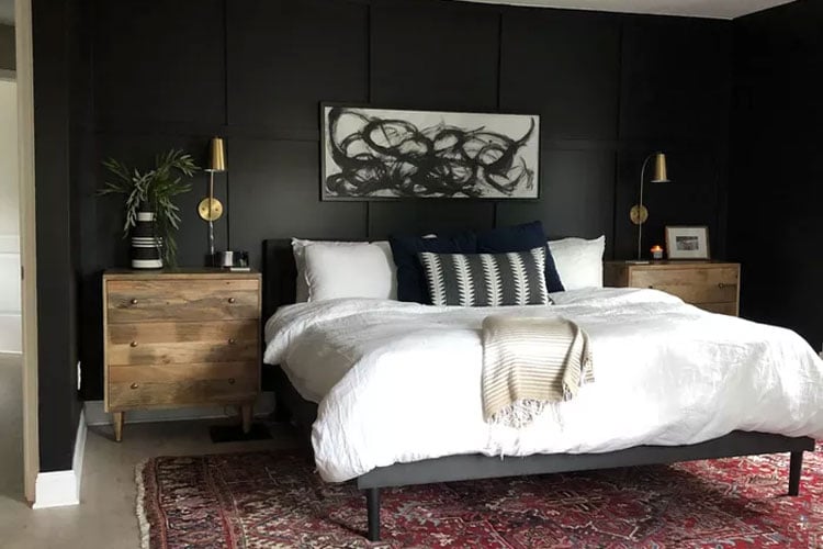 black-bedroom-design Black Bedroom Design