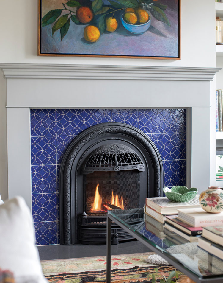 blue-fireplace-tiling Blue Fireplace Tiling