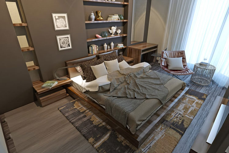 Brown Bedroom Color For Men