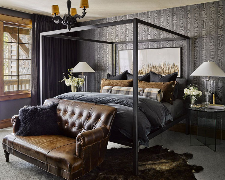 Charcoal Bedroom For Men