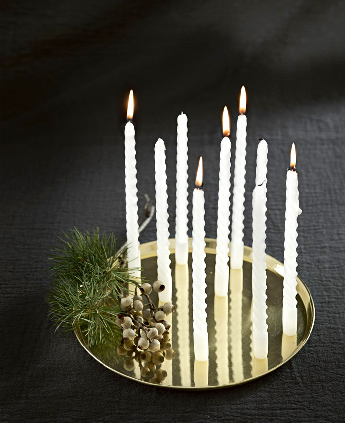 christmas decorating candles
