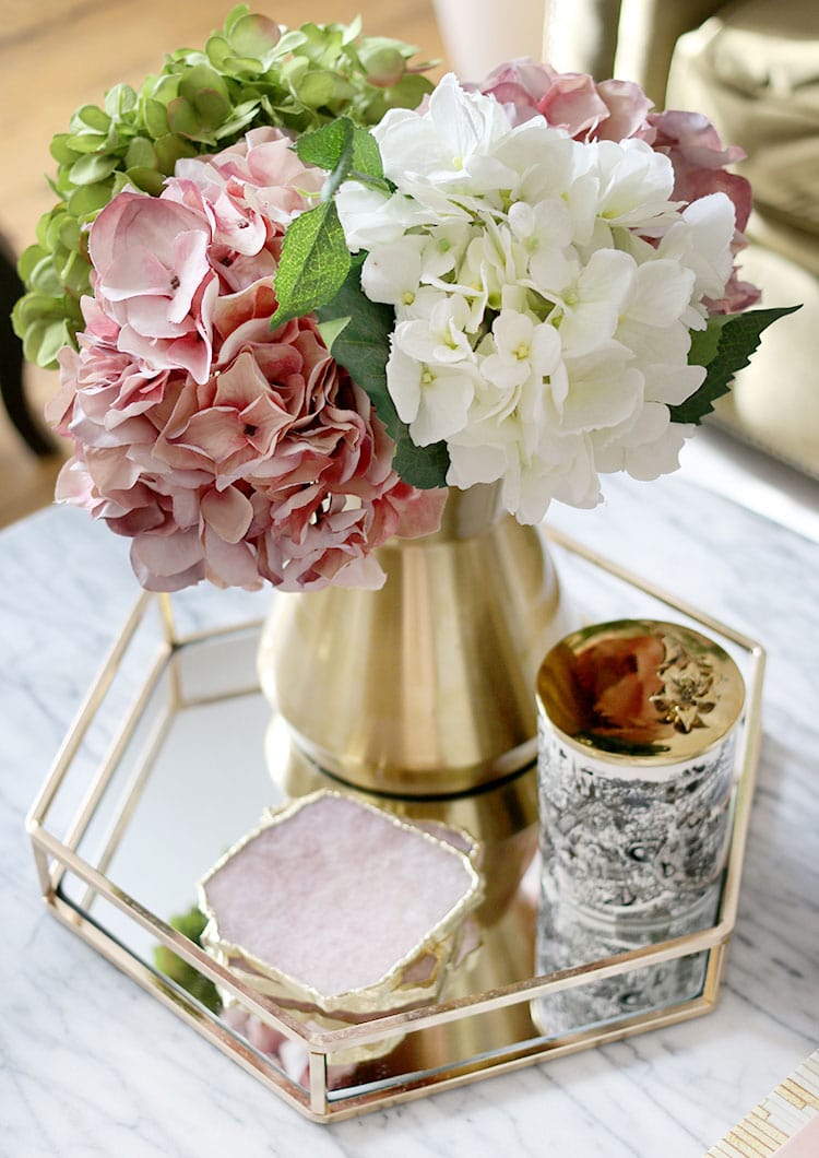 Classic Glam Decor For A Small Table