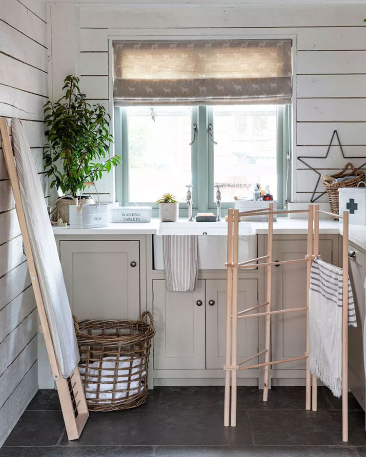 Classic Laundry Room without Washer and Dryer