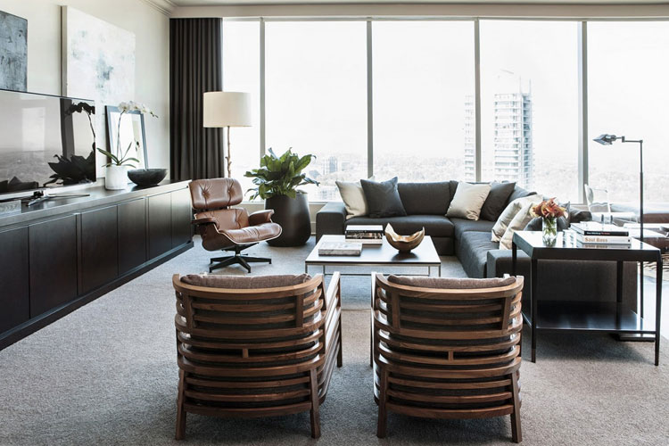 Classy Bachelor Pad Living Room