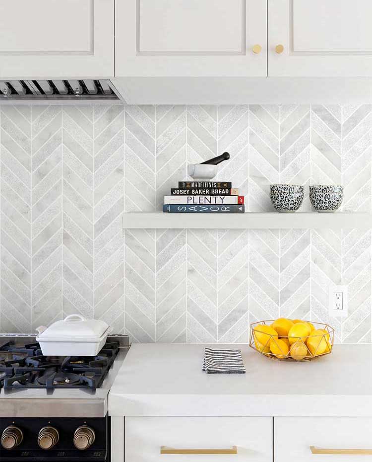 Classy Kitchen Countertop and Backsplash