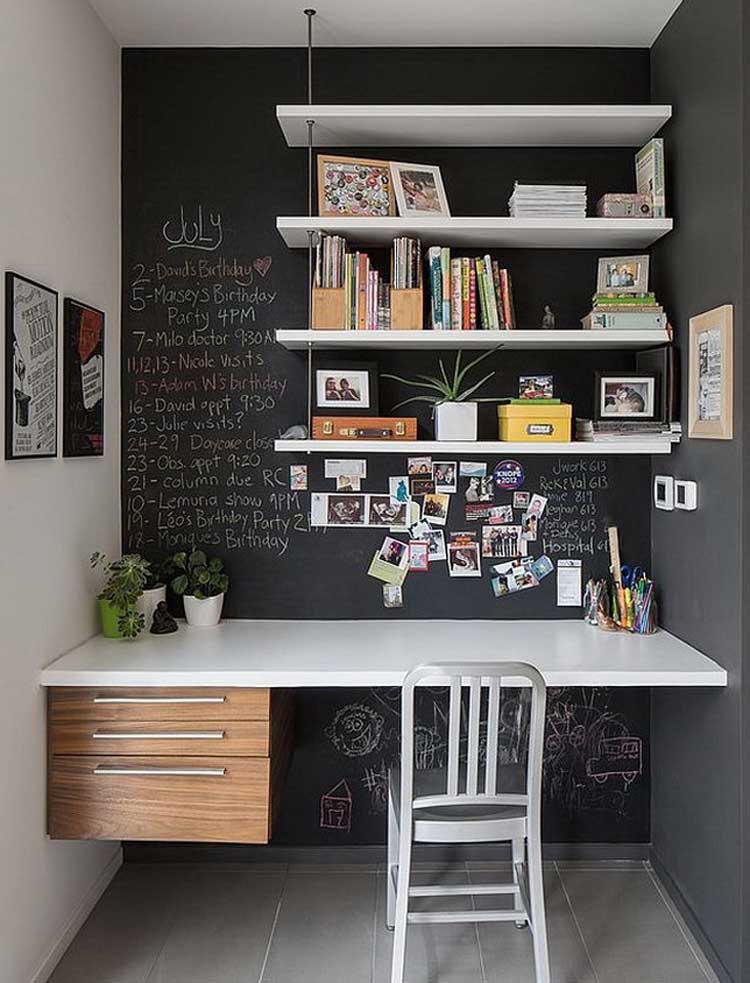 Cool Desk in Home Office Design
