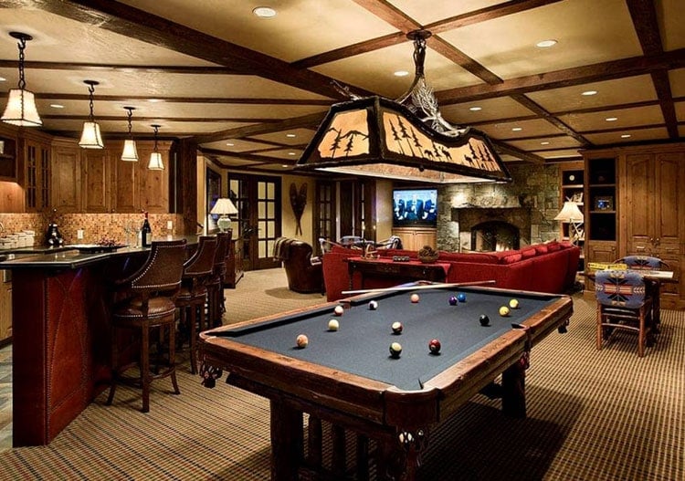 Cool Man Cave Lighting