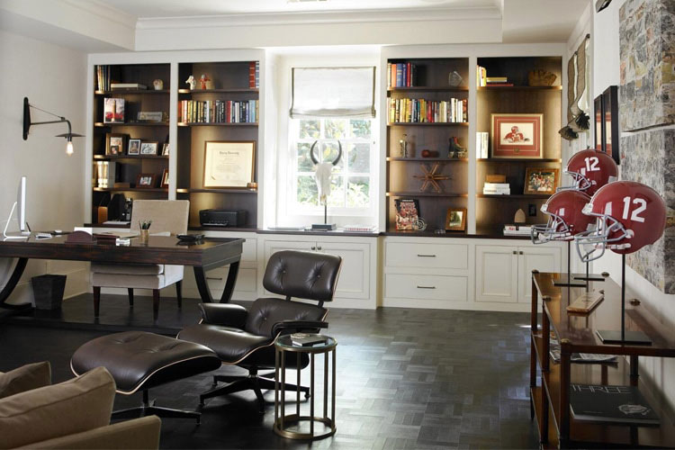 cool-masculine-home-office Cool Masculine Home Office