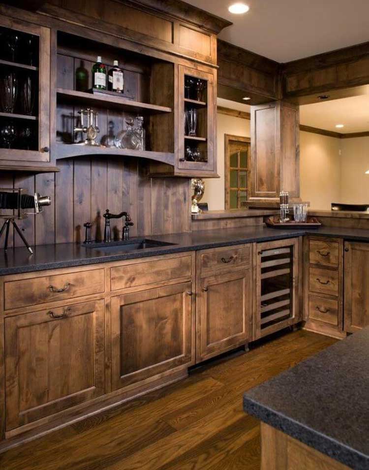 Create A Modern Rustic Kitchen with Rustic Oak Cabinets