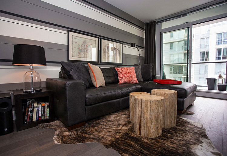 Custom Tree Trunk Coffee Tables Adds Rusti Charm To Living Room