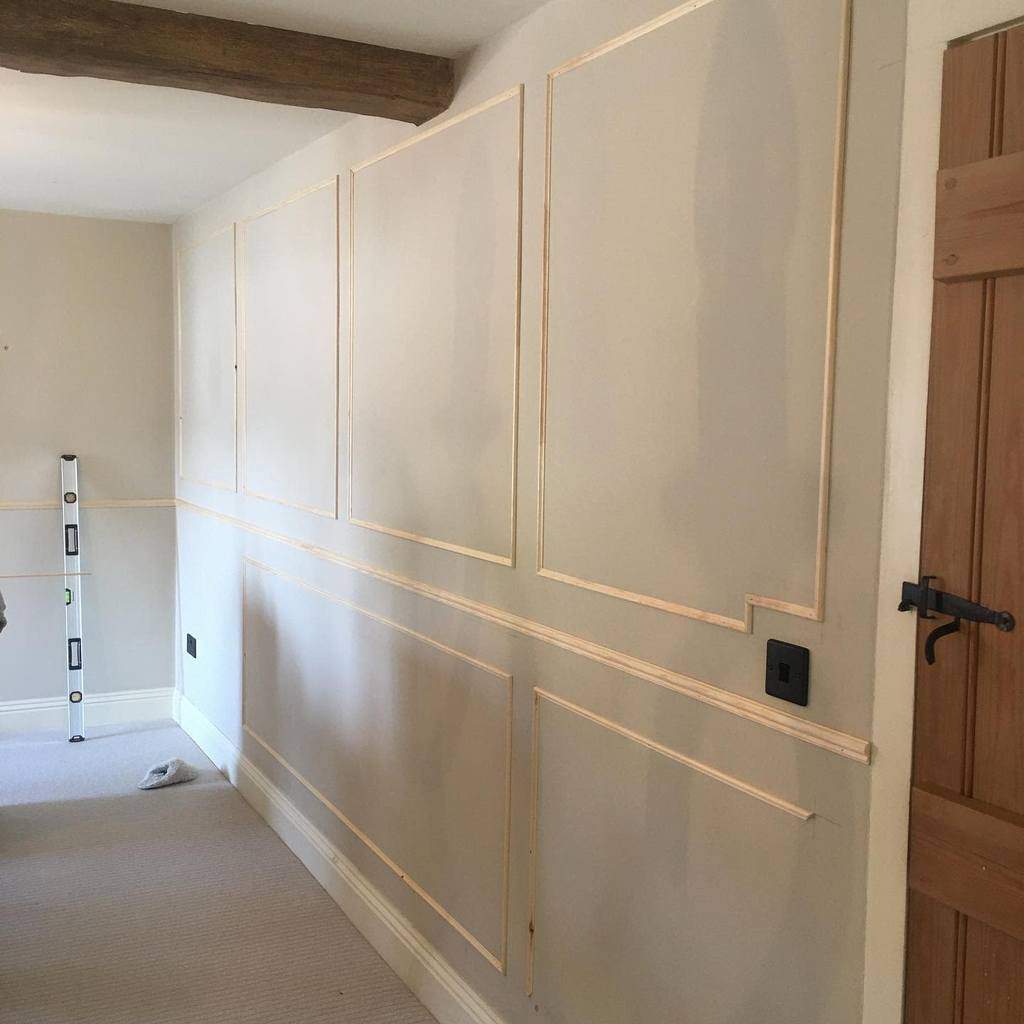 dining-room-wall-paneling-ideas-our_little_barn_conversion dining room textured wall paneling