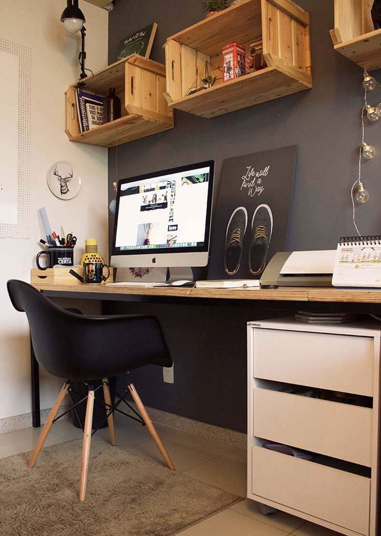 diy-teen-room-designs-with-rustic-shelves DIY Teen Room Designs with Rustic Shelves