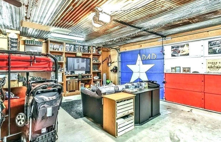 Easy Garage Man Cave Ideas