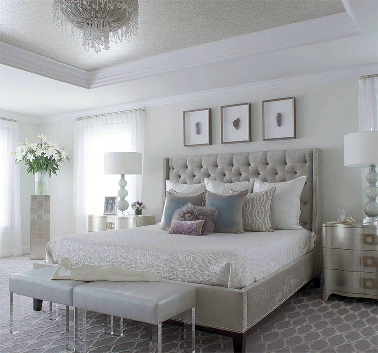 Elegant Grey Master Decor with Textured Elements
