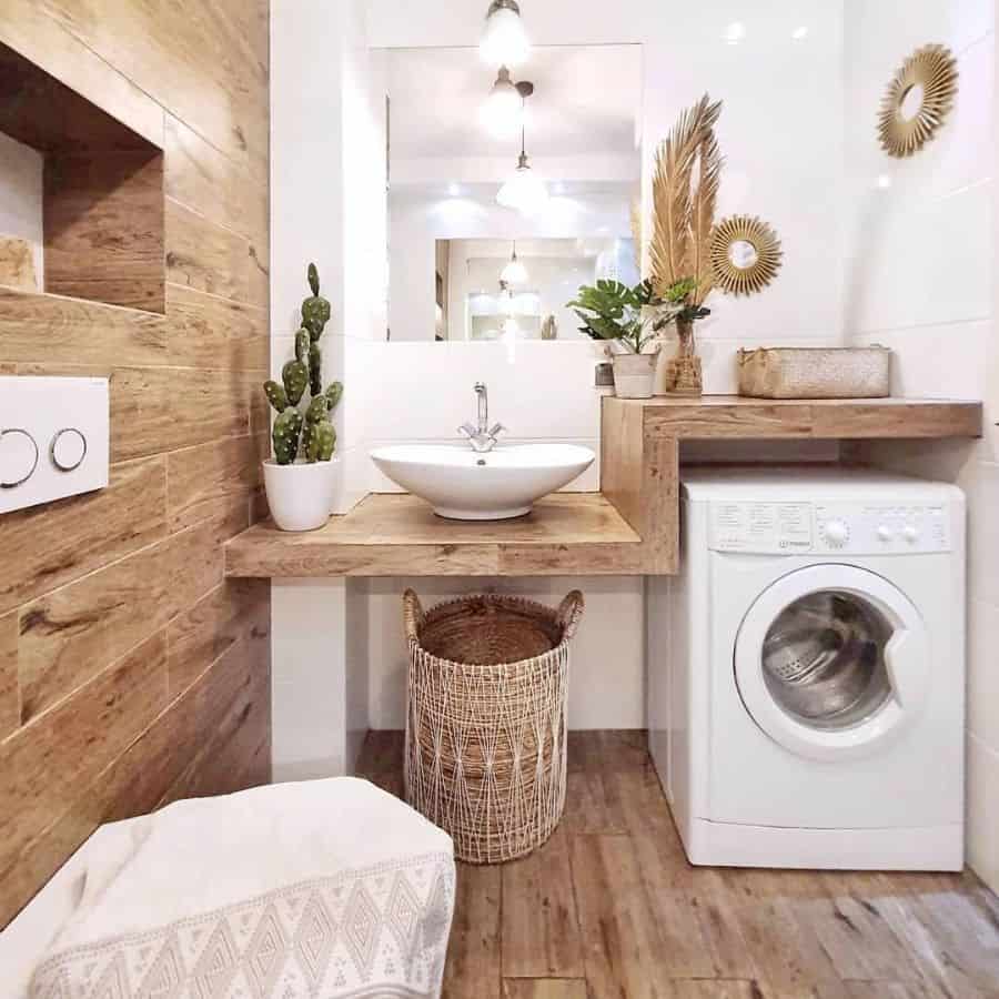 faucet-laundry-room-sink-ideas-dekor-keren_ small laundry room free standing sink white washer