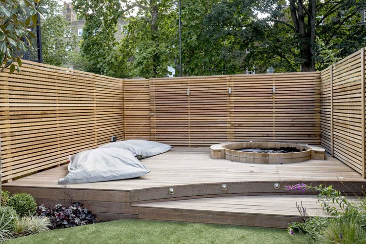 Fresh Hot Tub Privacy Wall