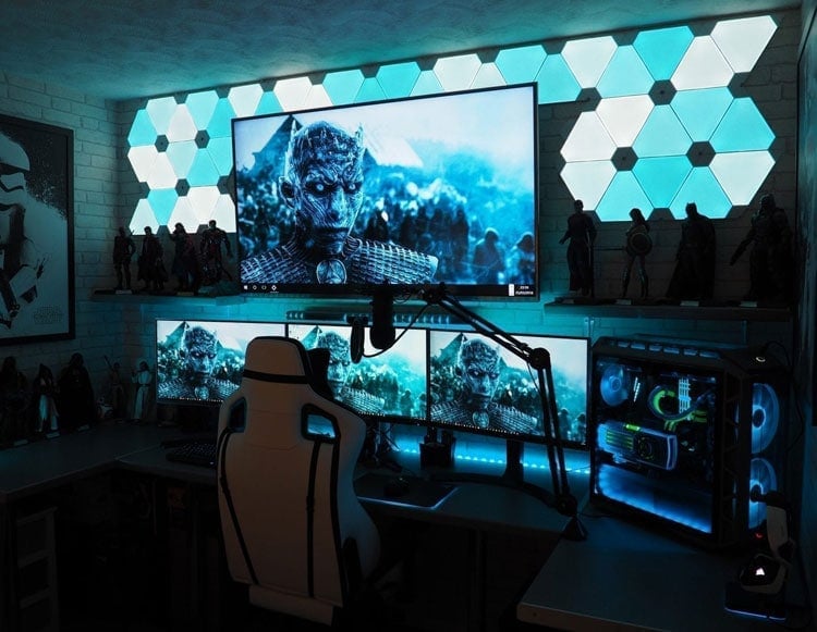 Gaming Room Setup Ideas with Simple Playful Décor