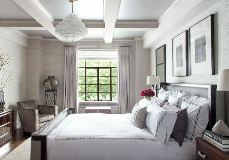 Gorgeous and Relaxing Grey Master Bedroom