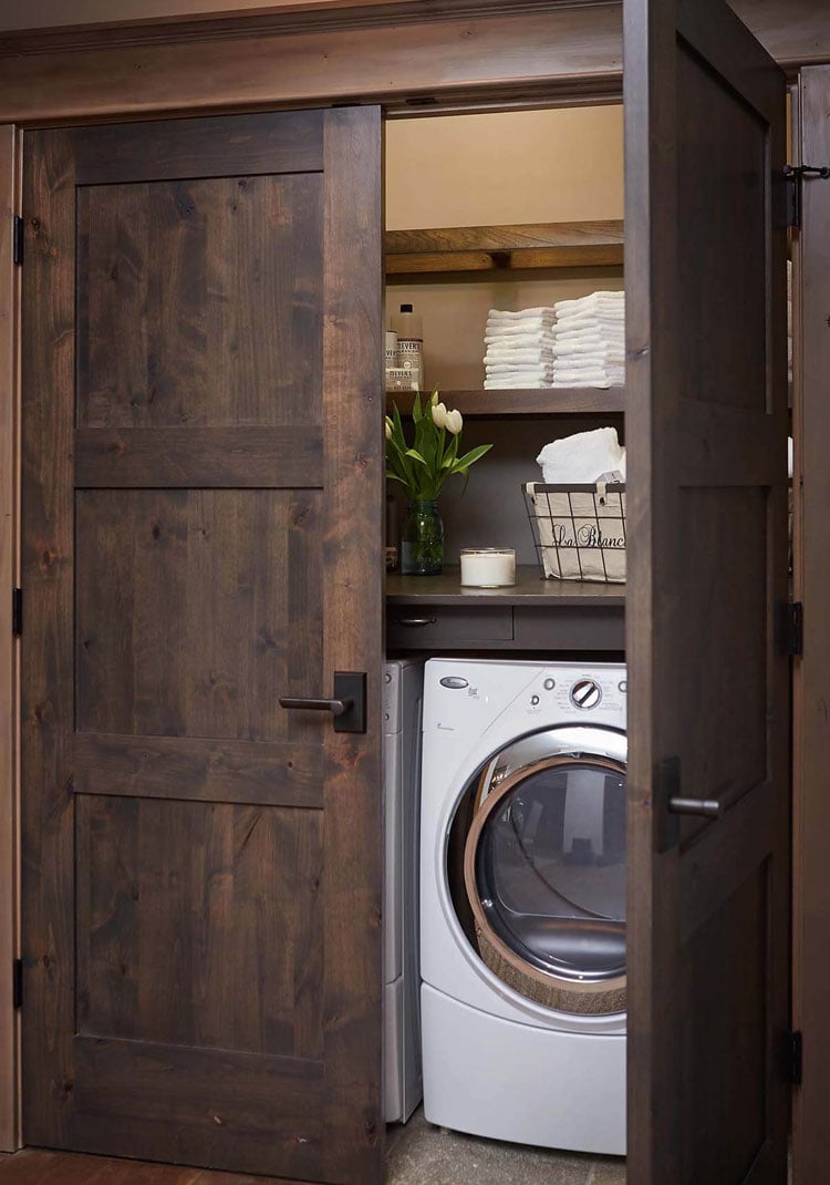 Gorgeous Laundry Closet Design