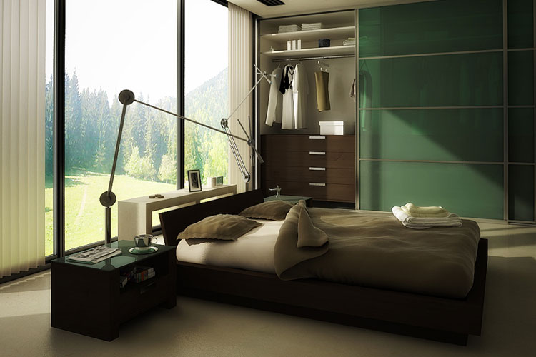 Green Bedroom For Men