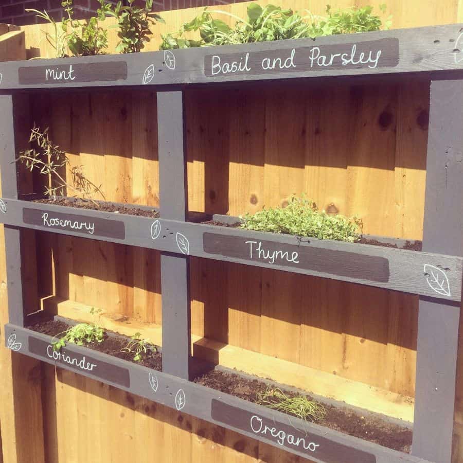 herbs pallet garden ideas