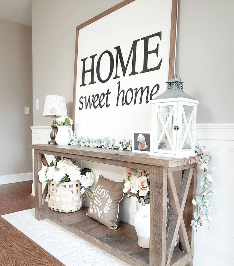 Home Sweet Home Wall Decoration Ideas For Rustic Farmhouse