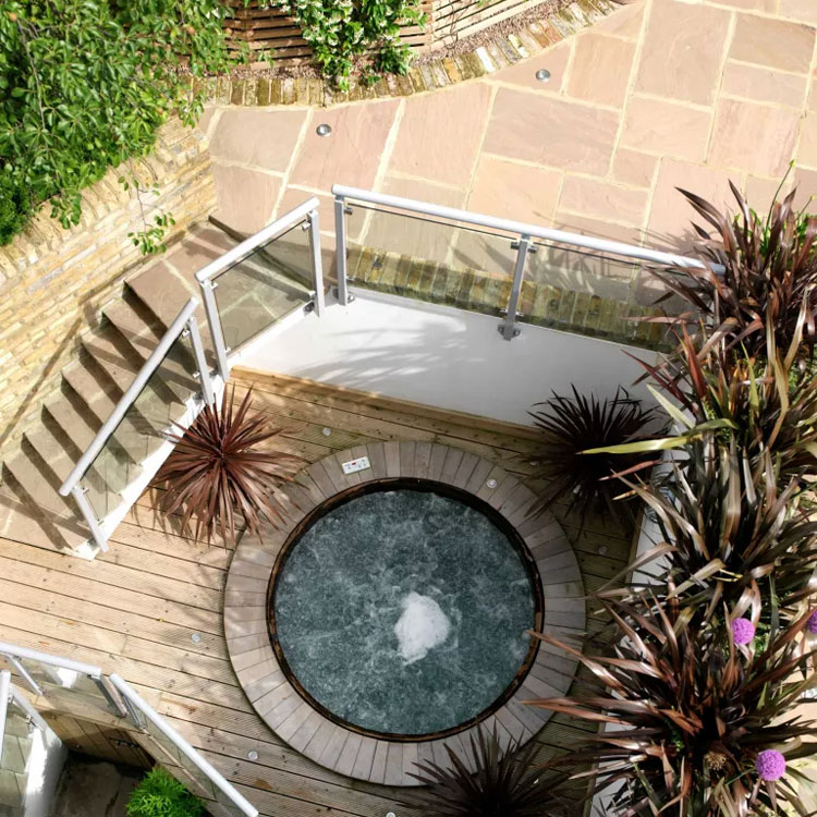 Hot Tub Privacy with Levels