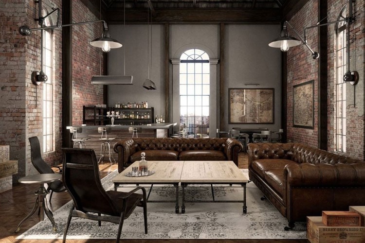 Industrial Interior Design Layout