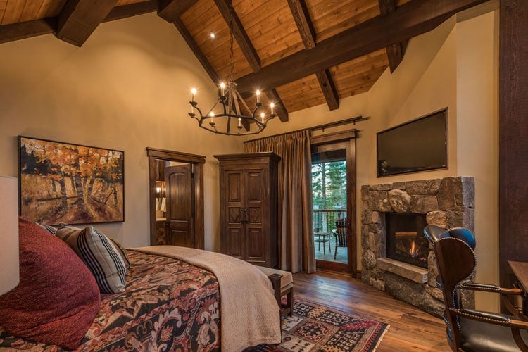 Log Cabin Bedroom