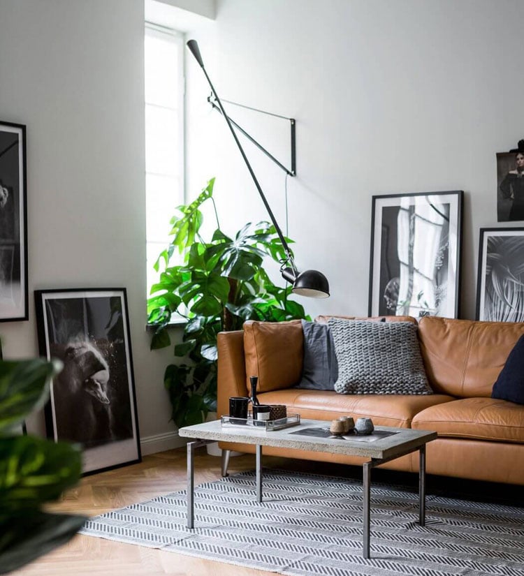 Low Maintenance Men’s Living Room