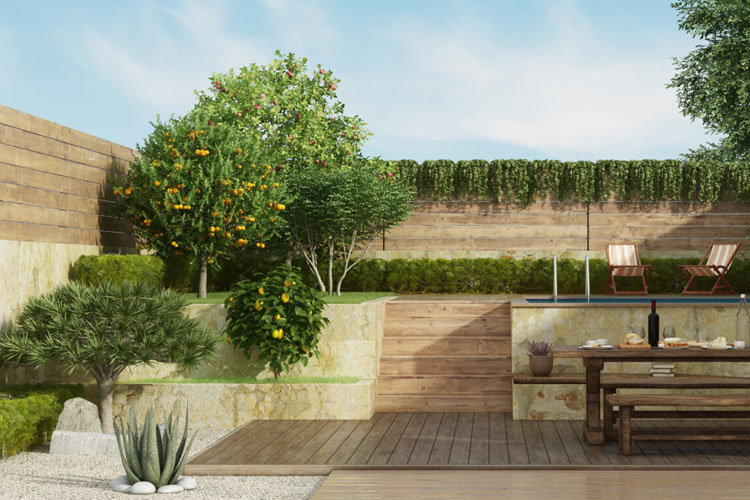 luxury-backyard Luxury Modern Backyard