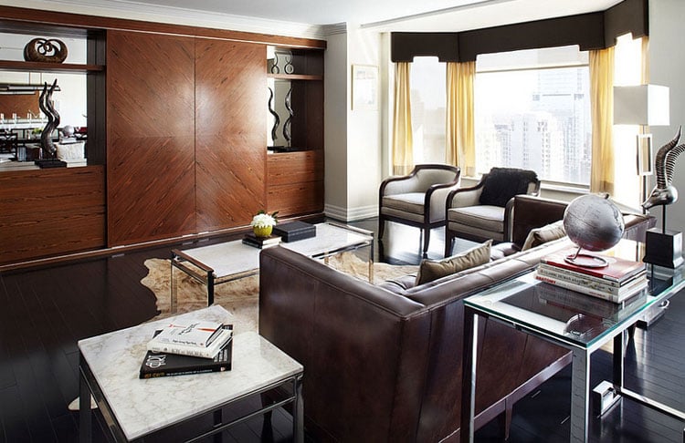 Manly Modern Living Room Decor