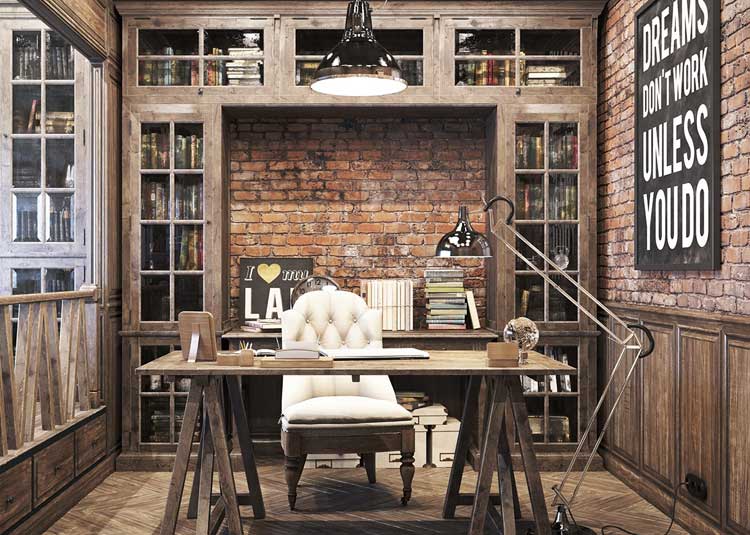 Masculine Desk Decor for Home Office