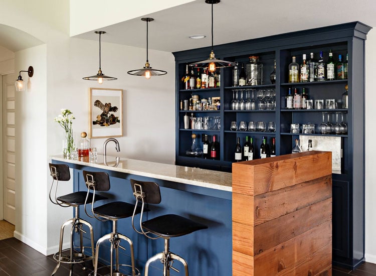 masculine-home-bar-area Masculine Home Bar Area