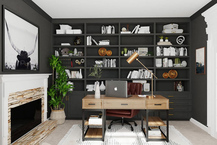 Masculine Home Office