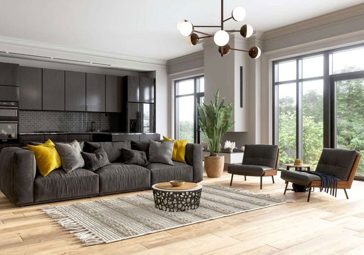 Masculine Living Room Style