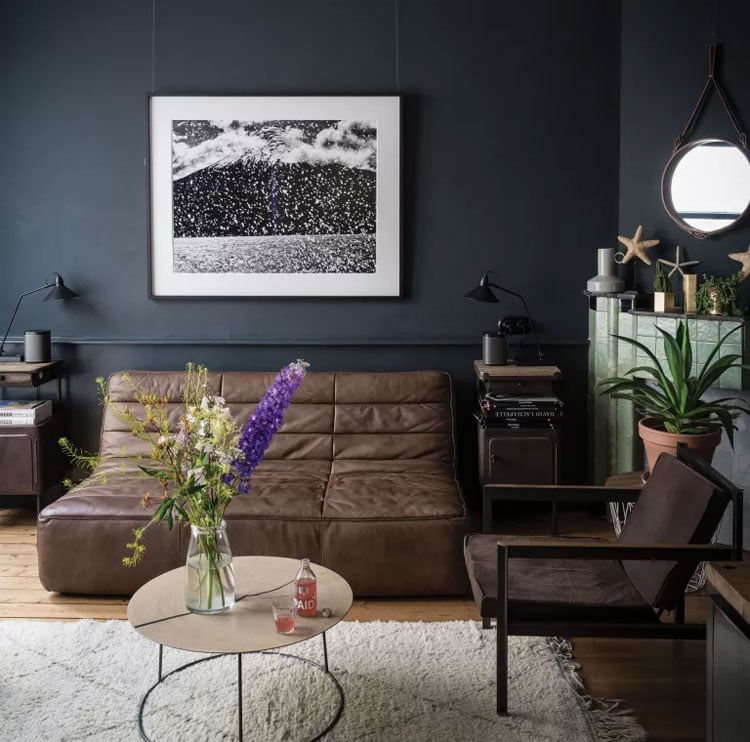 Masculine Small Living Room