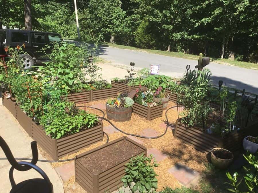 metal raised garden bed