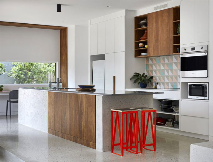 mid century modern kitchen ceramic tiles 5