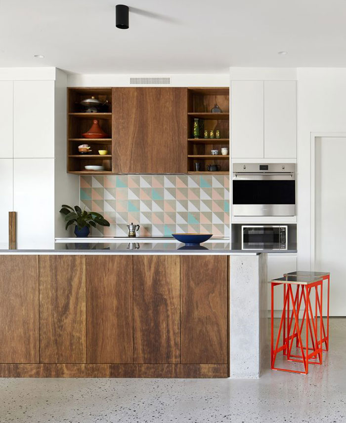 mid century modern kitchen ceramic tiles 6