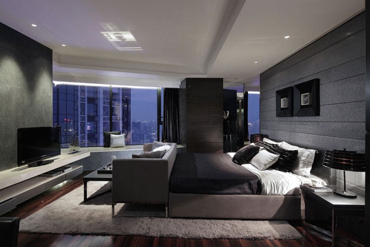 modern-bachelor-pad-bedroom Modern Bachelor Pad Bedroom