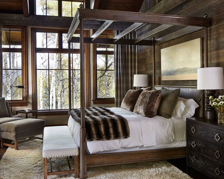Modern Cabin Bedroom