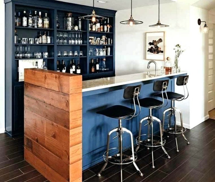 Modern Homemade Small Home Bar