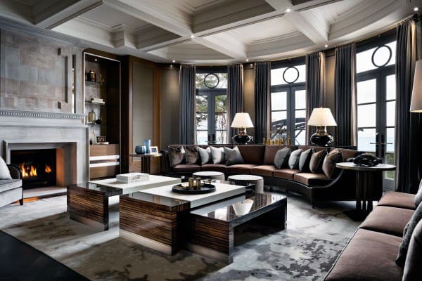 traditional luxury living room
