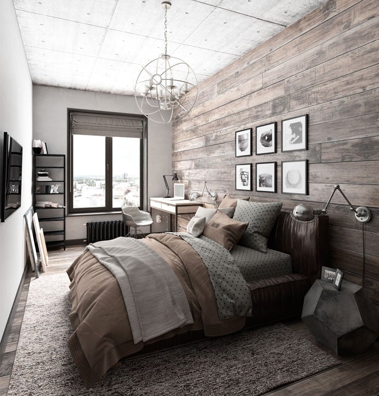 modern-mens-bedroom-decor Modern Men's Bedroom Decor