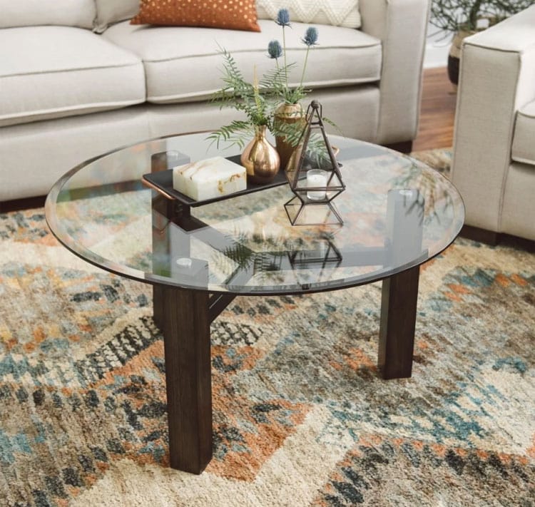 Modern Twist on Rustic Coffee Table